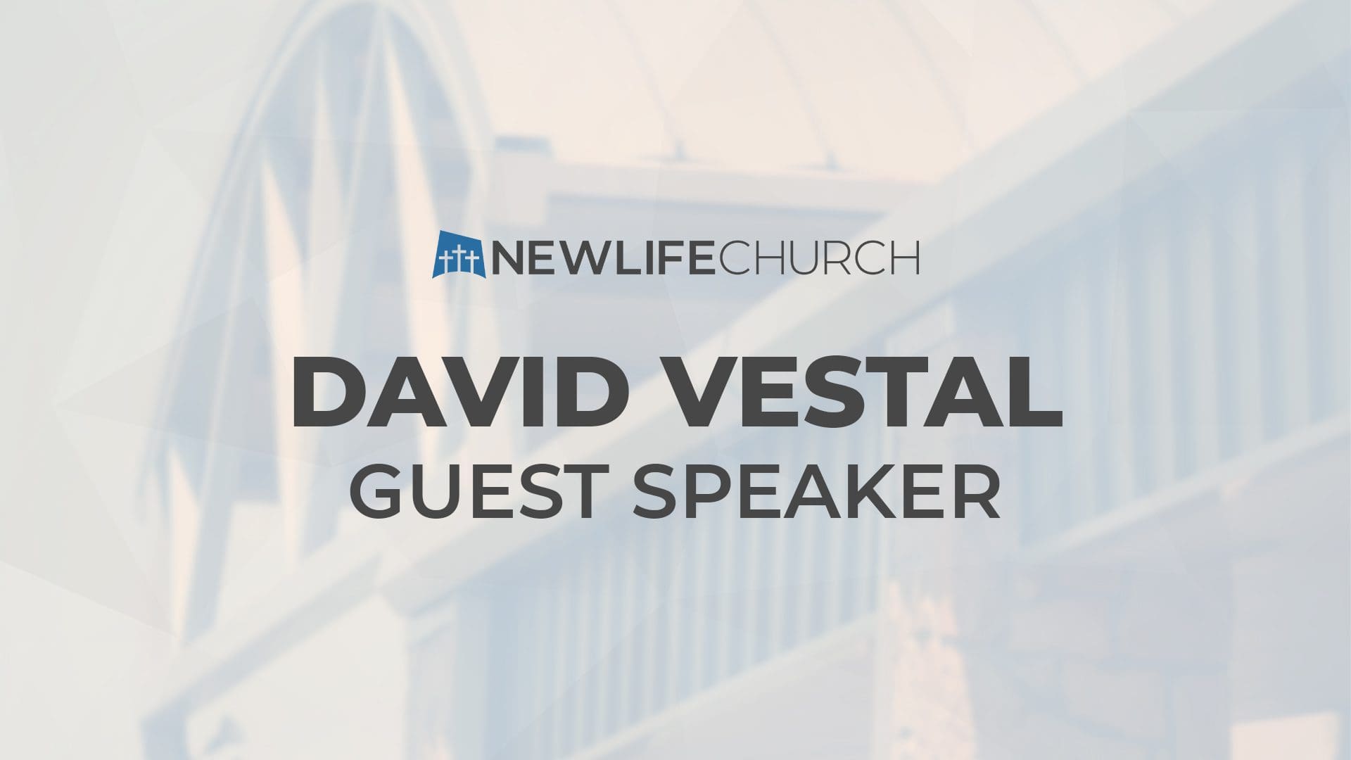 Guest Speaker: David Vestal