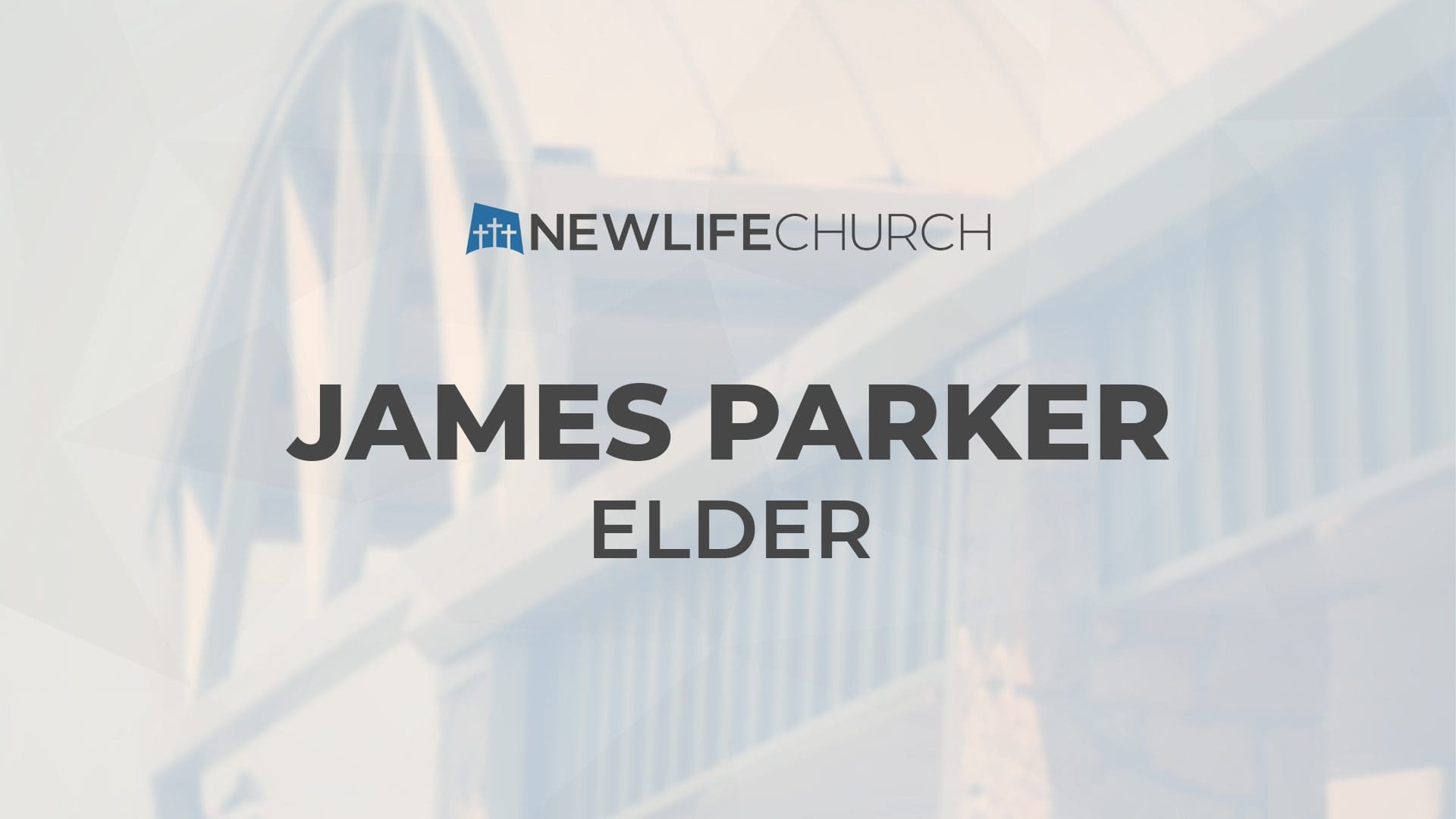 Guest Speaker: James Parker